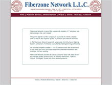 Tablet Screenshot of fiberzone.ae